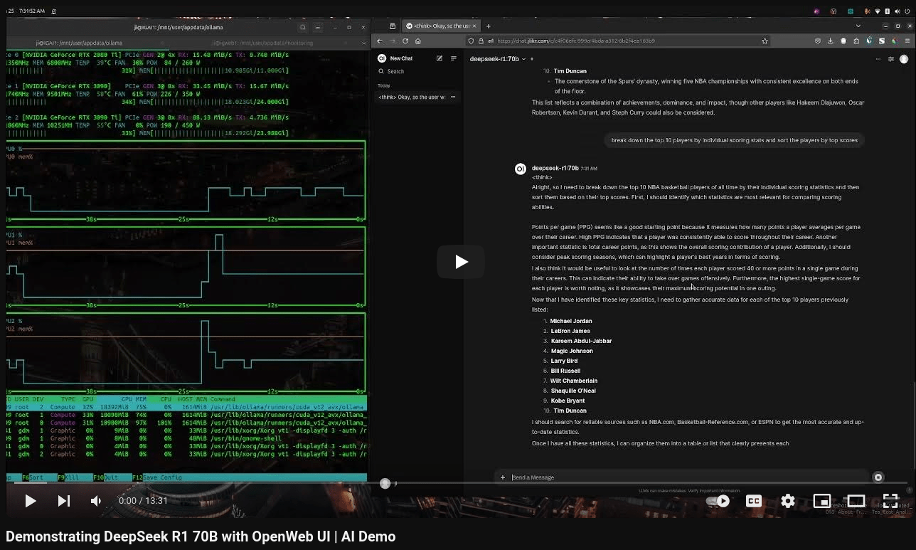 Testing DeepSeek R1 70B: A Hands-On Demonstration